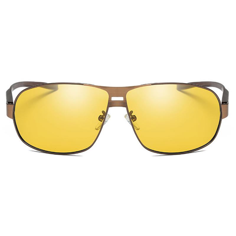 Unisex Vogue Vintage Metal Full-frame Anti-uv Solbriller Udendørs Kørsel Rejser Strandsolbriller