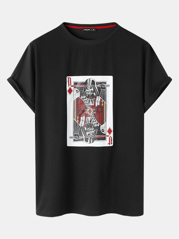 Mænd Poker Print Star War Korte Todelte Fritidsdragter