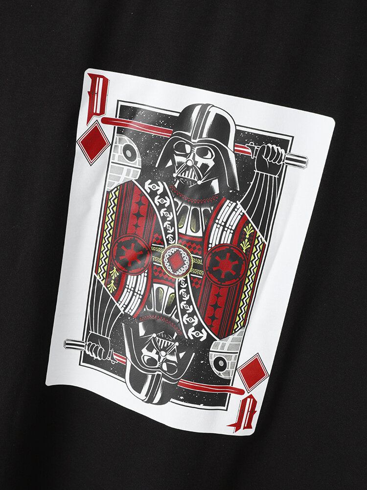 Mænd Poker Print Star War Korte Todelte Fritidsdragter