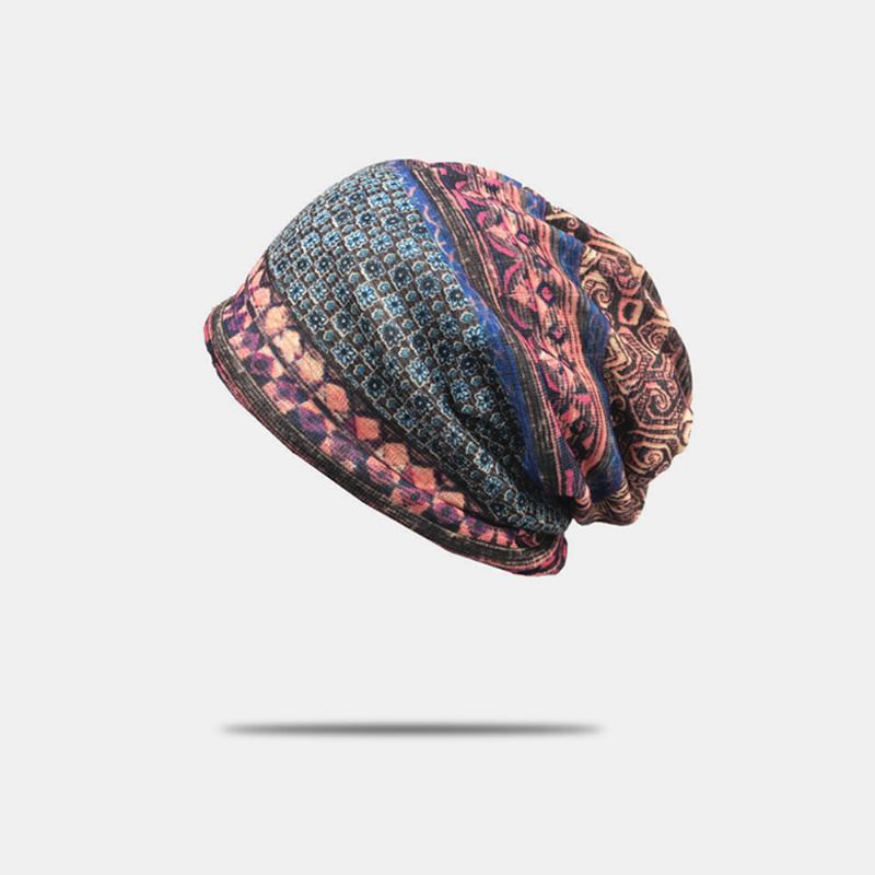 Åndbar Chemo Kasket Print Indeslutningshætte Turban Outdoor Kasket Beanie