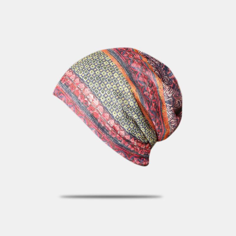 Åndbar Chemo Kasket Print Indeslutningshætte Turban Outdoor Kasket Beanie