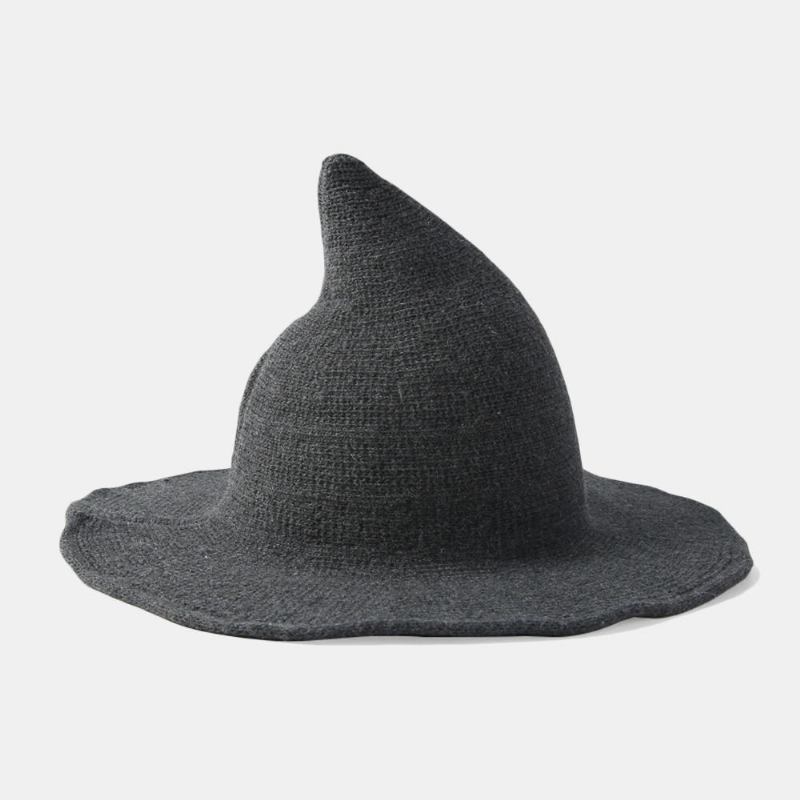 Cashmere Uld Funny Witch Huer Fest Festival Strik Fedora Hat