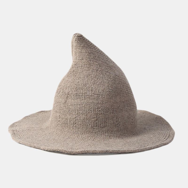 Cashmere Uld Funny Witch Huer Fest Festival Strik Fedora Hat