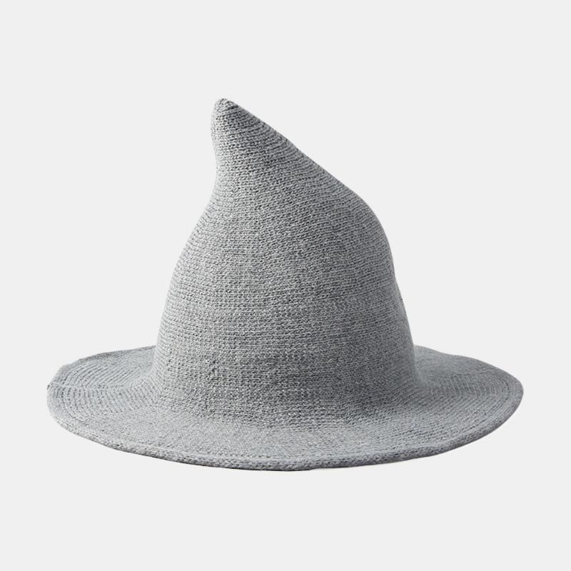 Cashmere Uld Funny Witch Huer Fest Festival Strik Fedora Hat