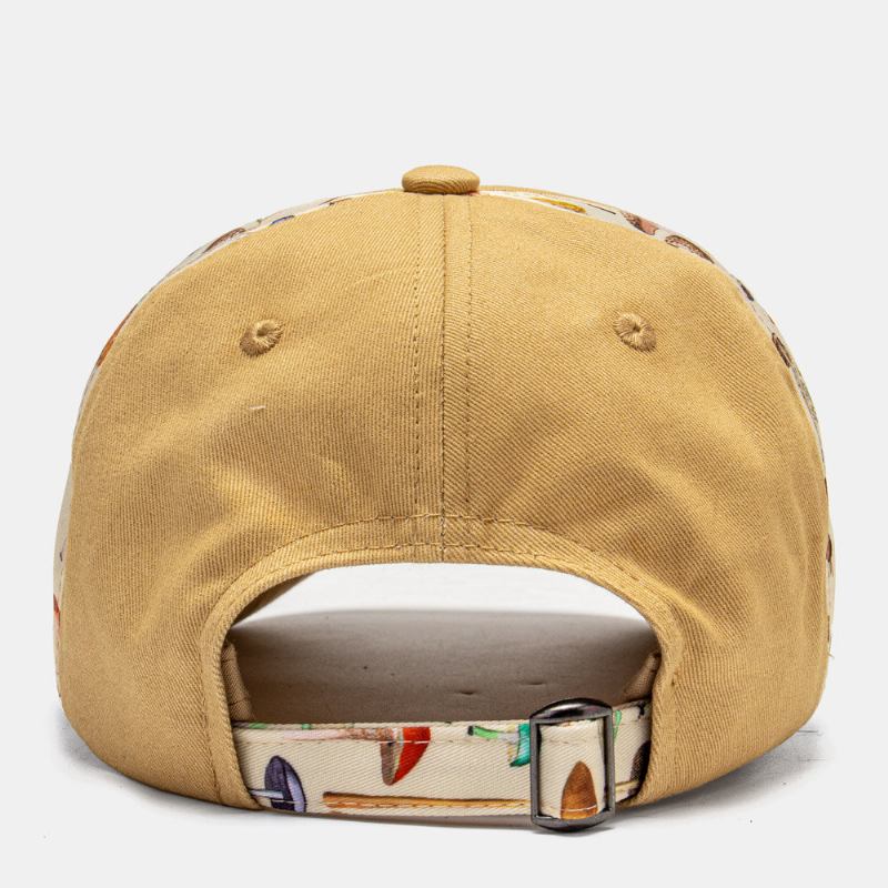 Collrown Unisex Mushroom Patch Patchwork Patchwork Mode Personlighed Solskygge Baseball Hat