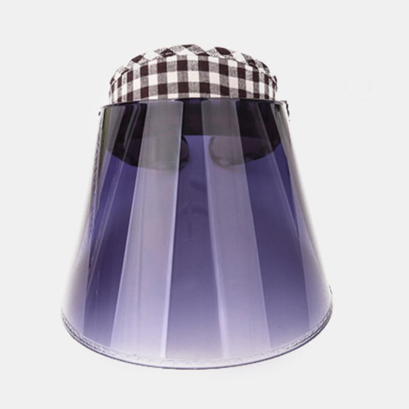 Gitter Anti-uv Big Rim Cover Face Huer Solhat Tom Top Hat