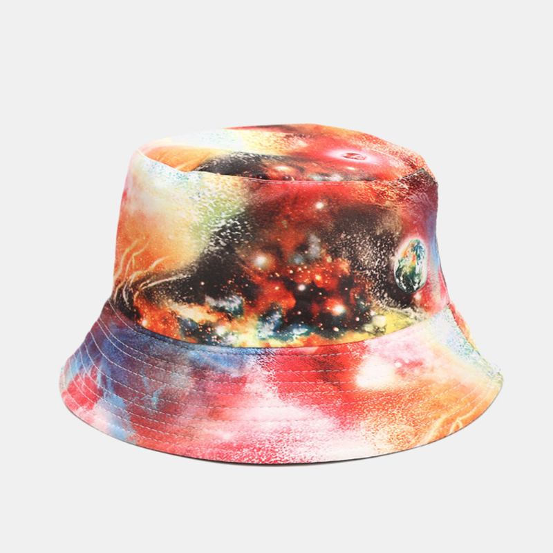 Graffiti Galaxy Fisker Huer Dame Bomuldsvask Huer Bucket Hat