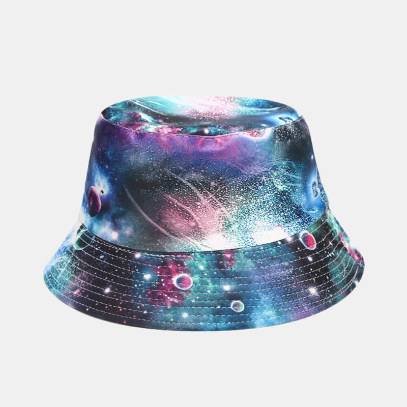 Graffiti Galaxy Fisker Huer Dame Bomuldsvask Huer Bucket Hat