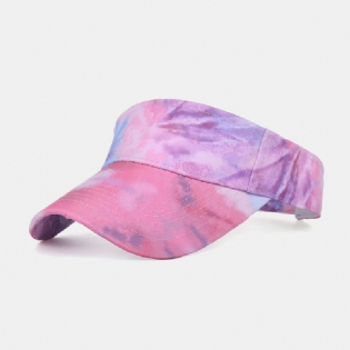 Kvinder Farve Tie Dye Udskrivning Baseball Kasket Fashion Solcreme Tom Top Hat