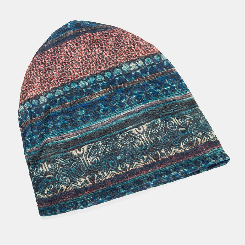 Kvinder Multi-purpose Print Turban Kasket Casual Sommer Udendørs Hals Gaiter God Elastisk Blød Beanie Hat