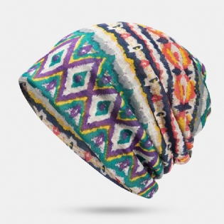 Kvinder Multi-purpose Print Turban Kasket Casual Sommer Udendørs Hals Gaiter God Elastisk Blød Beanie Hat