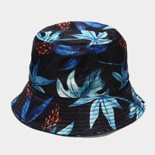 Kvinder Sommer Uv Beskyttelse Blomstermønster Visir Solhat Mode Casual Udendørs Rejse Bucket Hat