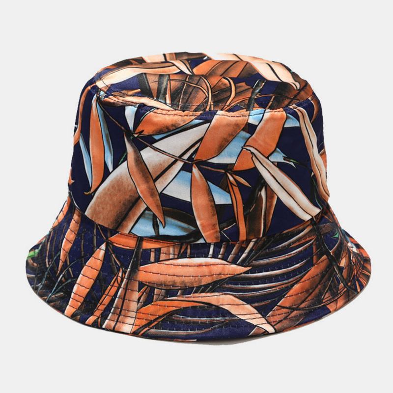 Kvinder Sommer Uv Beskyttelse Blomstermønster Visir Solhat Mode Casual Udendørs Rejse Bucket Hat