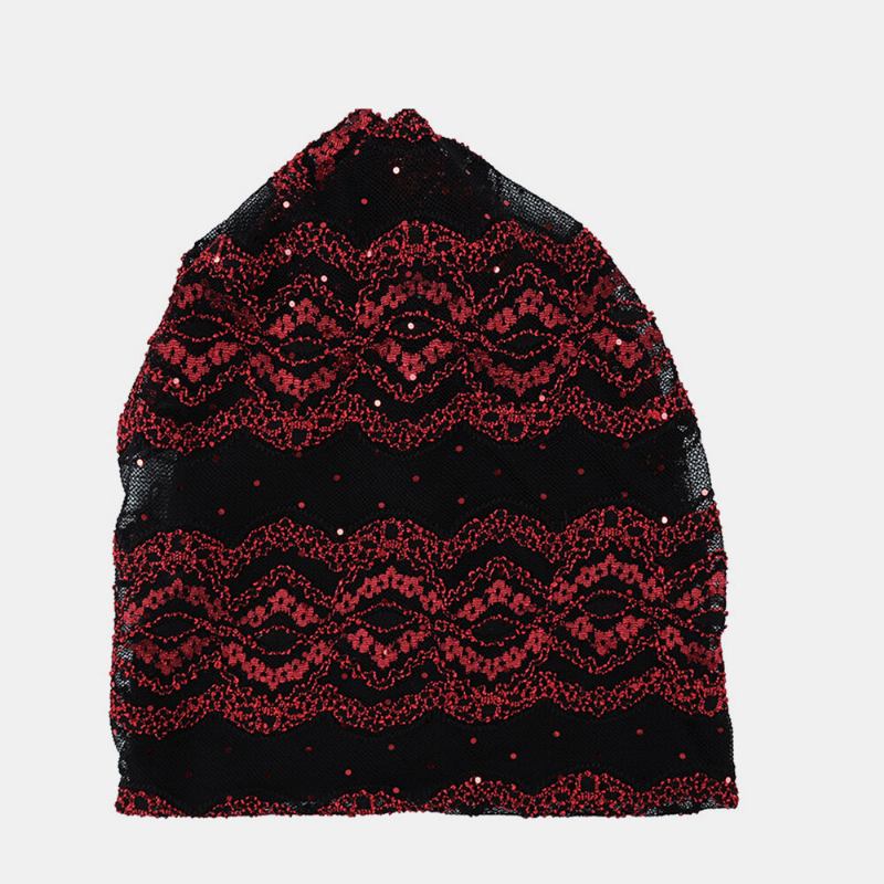 Lace Beanie Huer Kemoterapi Kasket Halshætte Hat