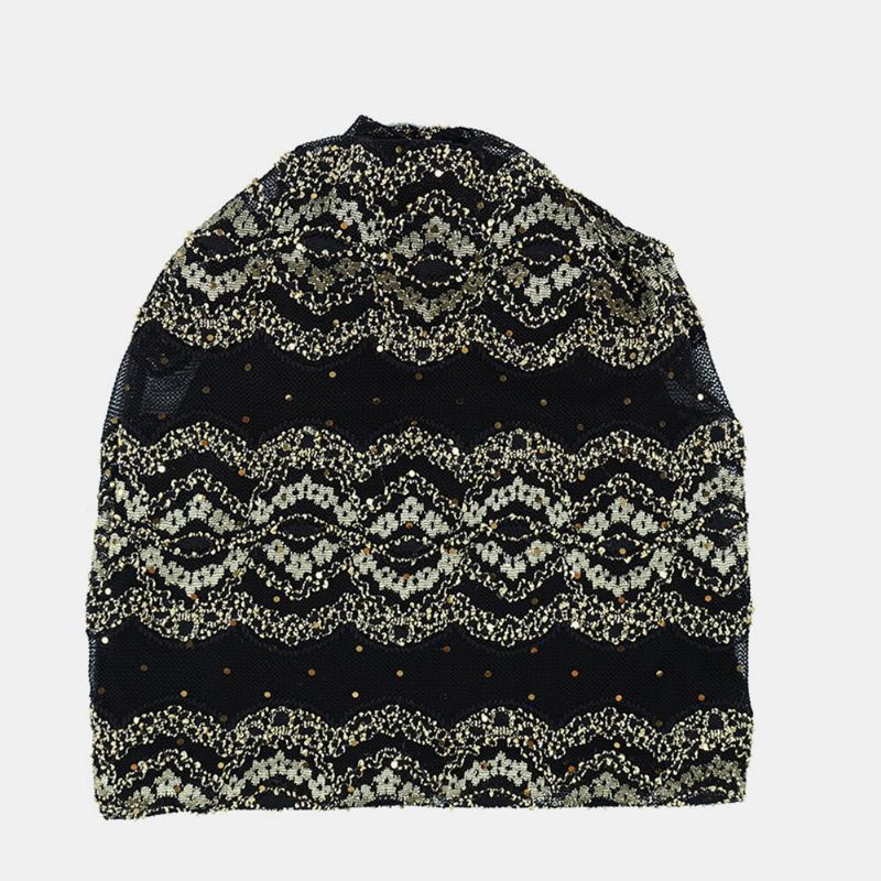 Lace Beanie Huer Kemoterapi Kasket Halshætte Hat