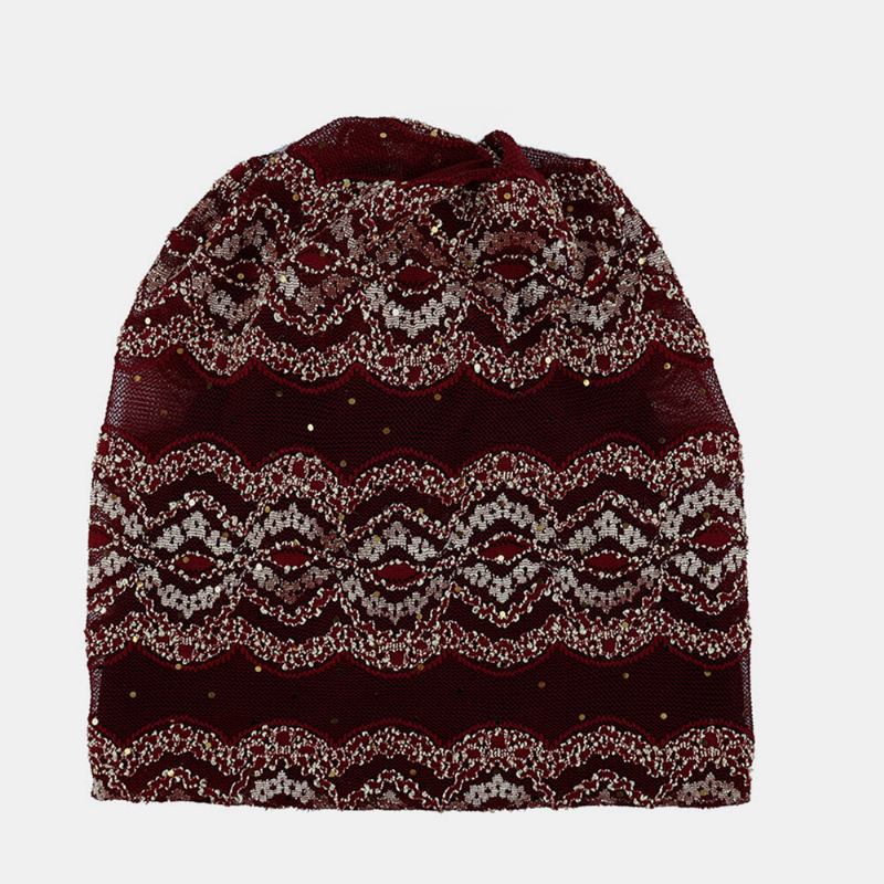 Lace Beanie Huer Kemoterapi Kasket Halshætte Hat