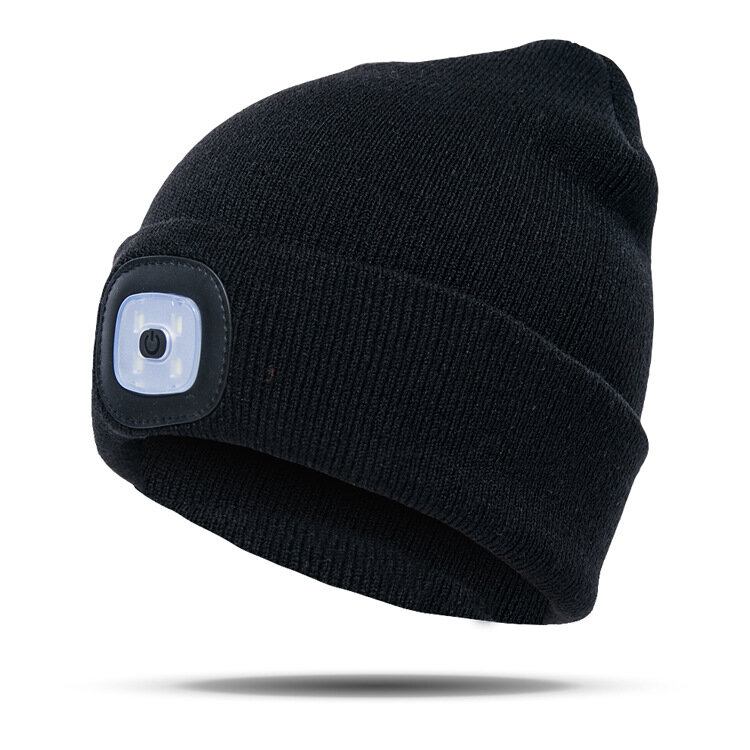 Led Light Beanie Huer Strik Kasket Jogging Nattevandring