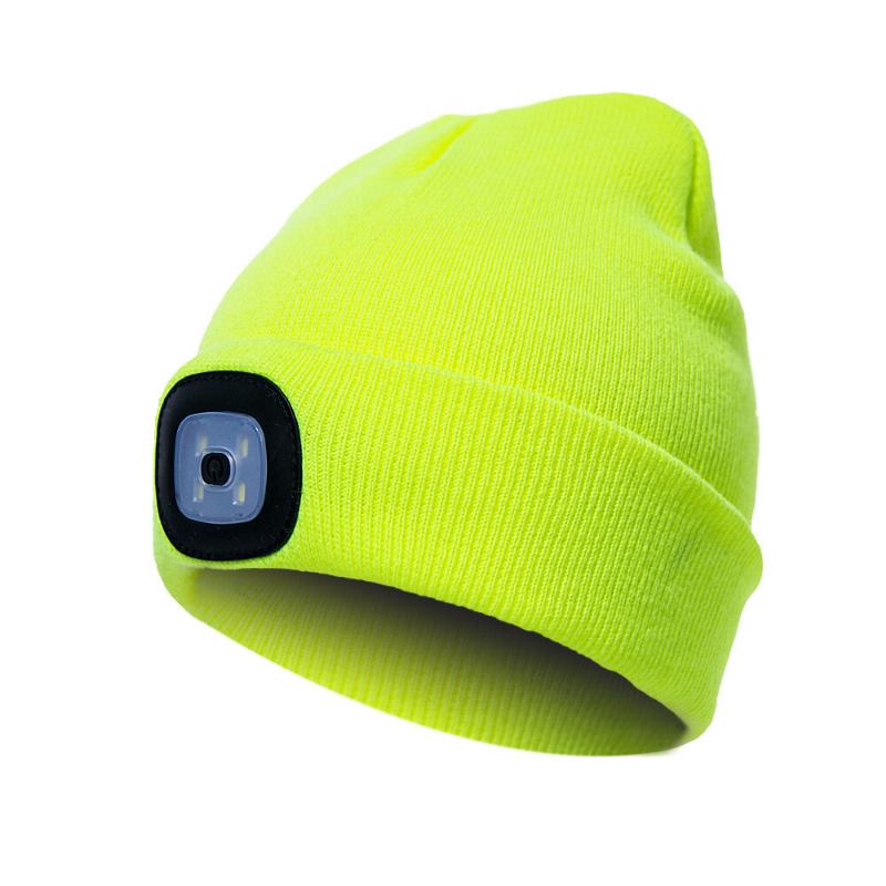 Led Light Beanie Huer Strik Kasket Jogging Nattevandring