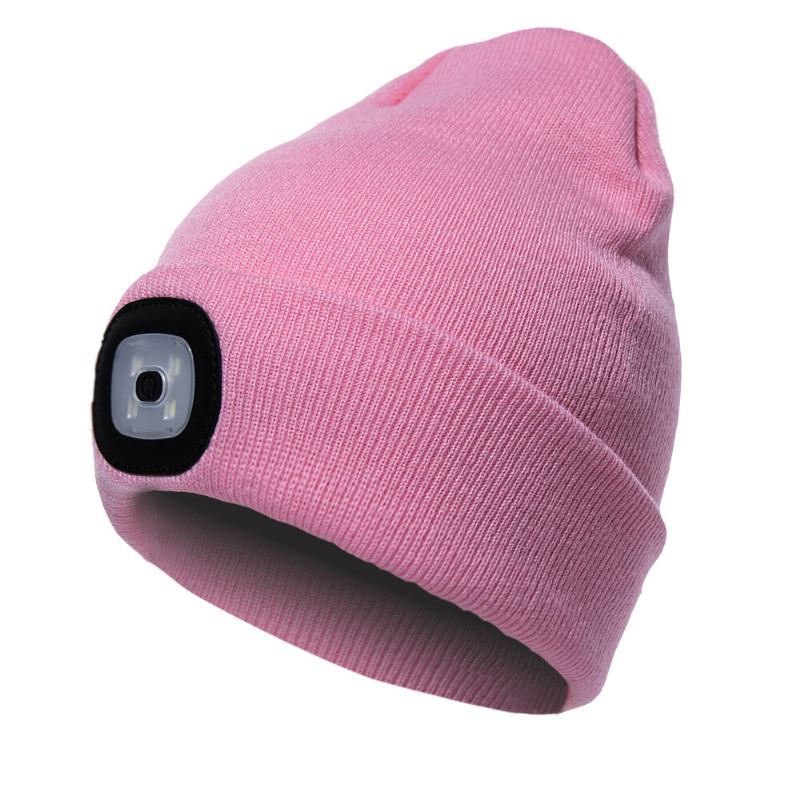 Led Light Beanie Huer Strik Kasket Jogging Nattevandring