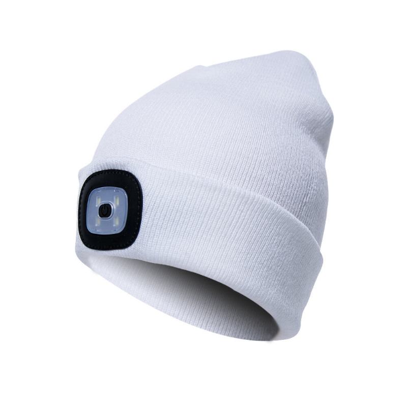 Led Light Beanie Huer Strik Kasket Jogging Nattevandring