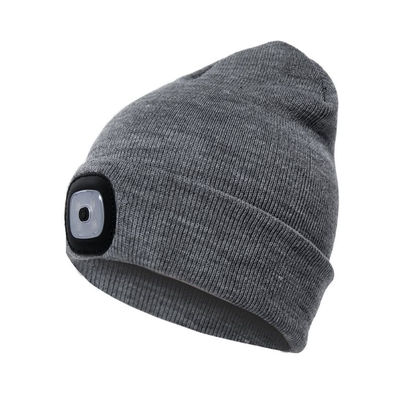 Led Light Beanie Huer Strik Kasket Jogging Nattevandring