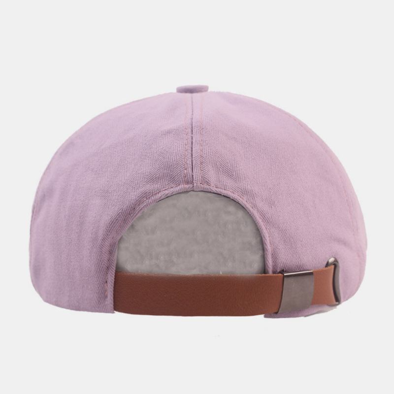 Mænd Bomuld Basker Huer Ensfarvet Retro Justerbar Newsboy Huer Maler Huer Octagonal Hat