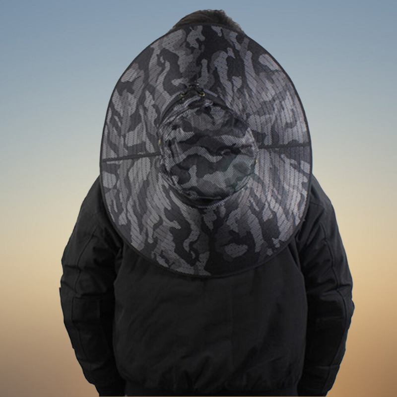 Mænd Bucket Huer Polyester Camouflage Justerbar Oversized Skygge Åndbar Solcreme Udendørs Fiskeri Klatre Bucket Hat