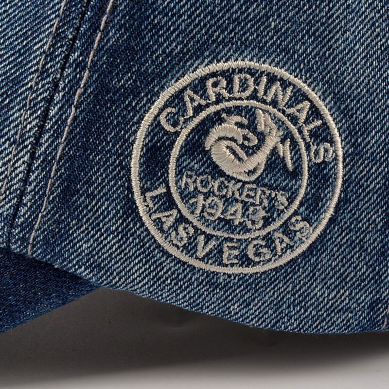 Mennico Mænd Denim Åndbar Udendørs Solskygge Kasket Cowboy Baseball Hat