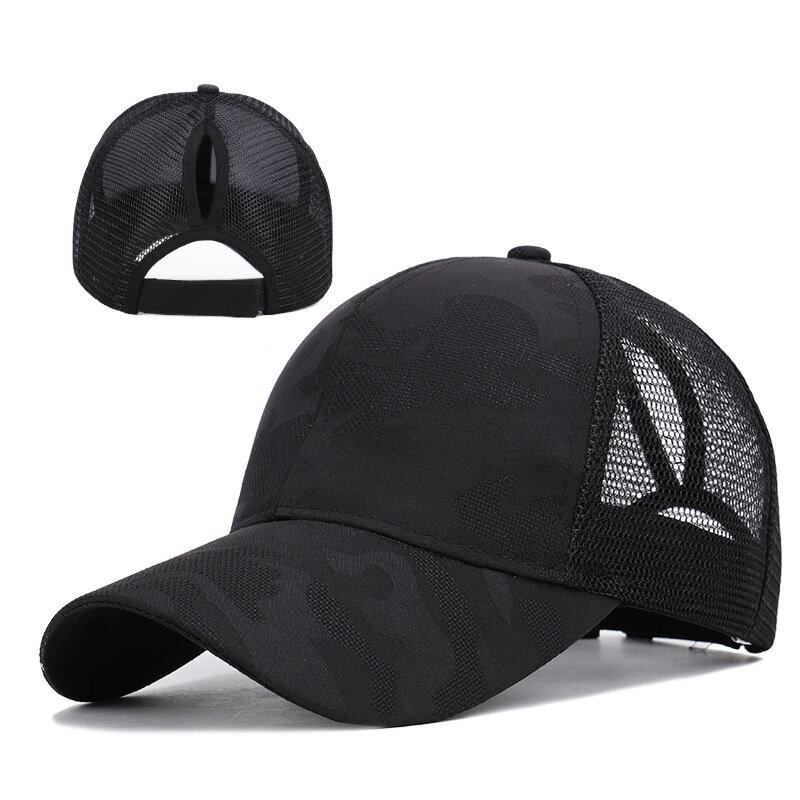 Ny Ankomst Dame Sommermode Sport Hestehale-baseballkasket Kvinder Rodet Bolle-baseballhat