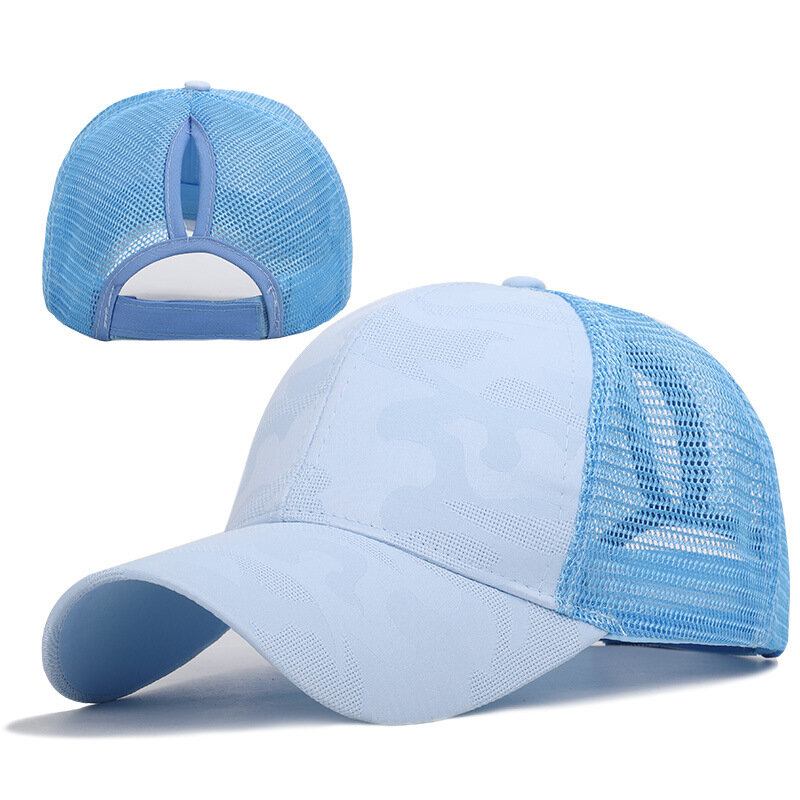 Ny Ankomst Dame Sommermode Sport Hestehale-baseballkasket Kvinder Rodet Bolle-baseballhat