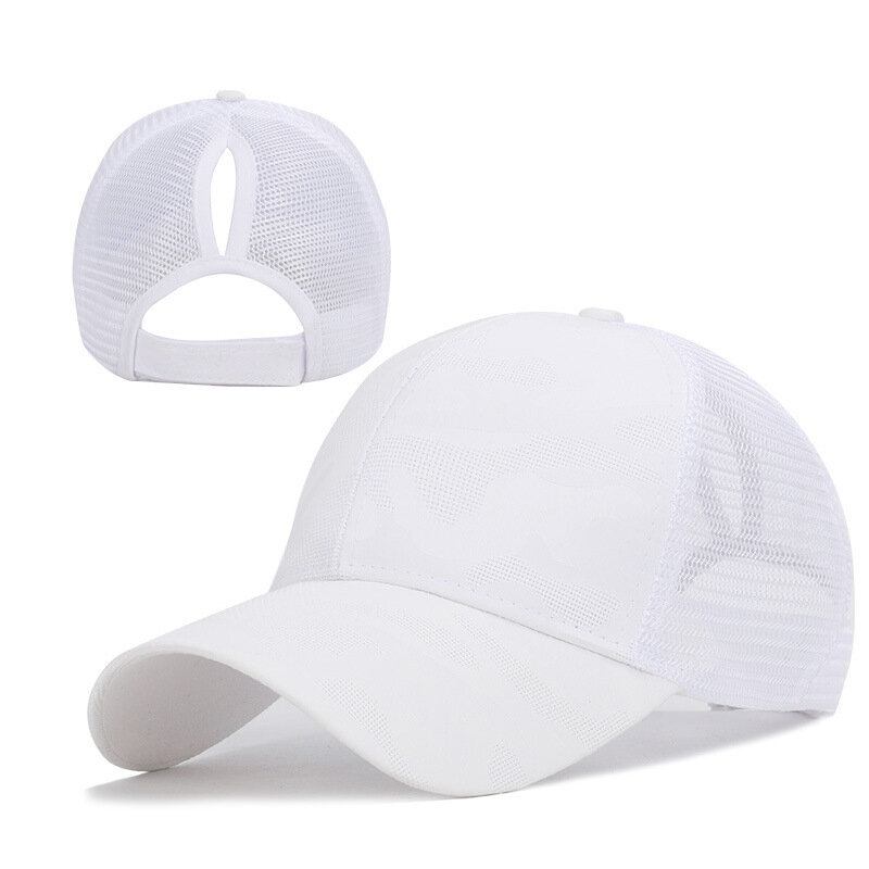 Ny Ankomst Dame Sommermode Sport Hestehale-baseballkasket Kvinder Rodet Bolle-baseballhat