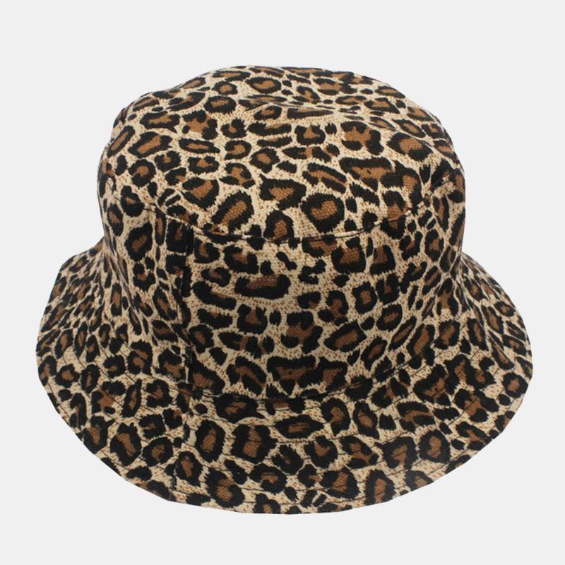 Solskærm Solhat Farve Leopard Fisker Cap