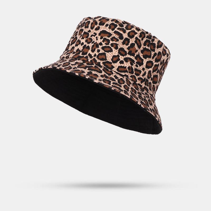 Solskærm Solhat Farve Leopard Fisker Cap