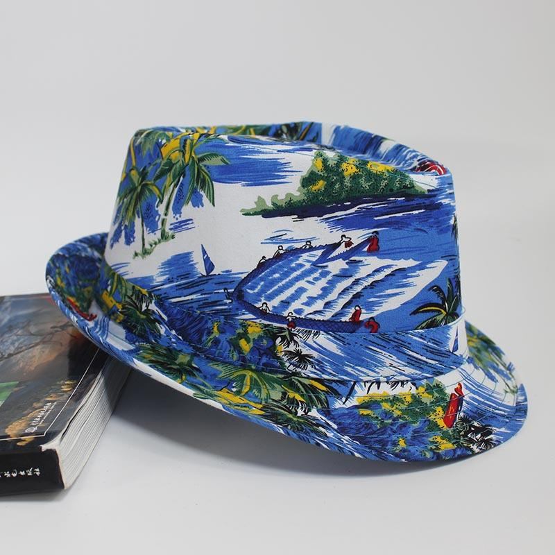 Strandmønstret Stof Seaside Vacation Bucket Hat