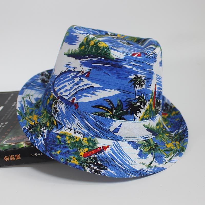 Strandmønstret Stof Seaside Vacation Bucket Hat