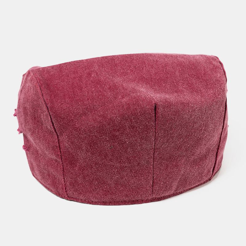 Unisex Almindelig Fabrikat Gammel Malerhætte Brudt Hul Justerbar Retro Baretter Flade Kasketter Peaked Cap