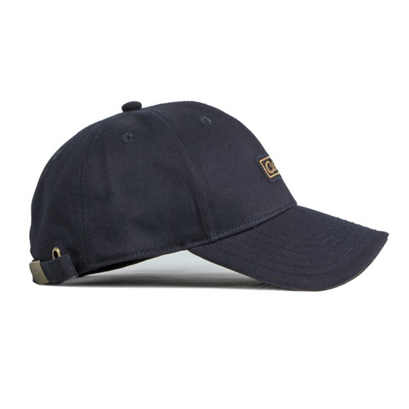 Unisex Bomuld Brevtryk Broderi Casual All-match Justerbar Udendørs Solskærm Peaked Caps Baseball Caps