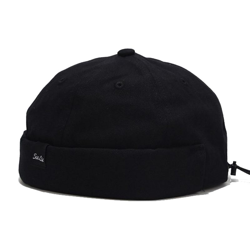 Unisex Bomuld Casual Snøre Justerbar Beanie Beanie Udlejer Huer Skull Cap