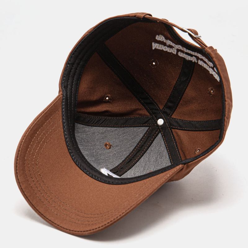 Unisex Bomuld Nummer 7 Mønster Tredimensionelt Broderi Mode Solskygge Baseball Caps