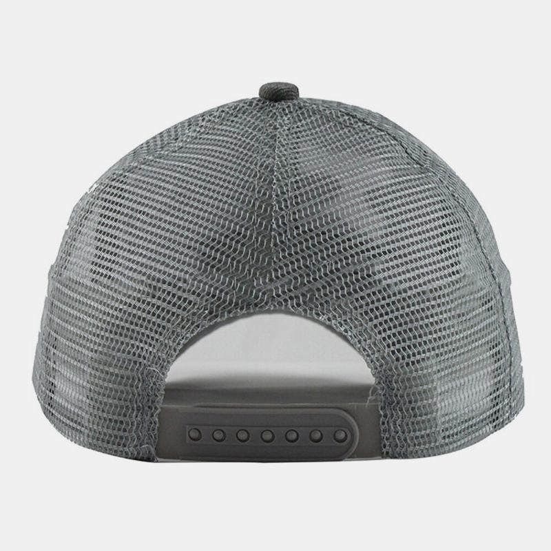 Unisex Bomuldscamouflage Mesh Åndbar Udendørs Solsejl Baseballhat Truckerhat