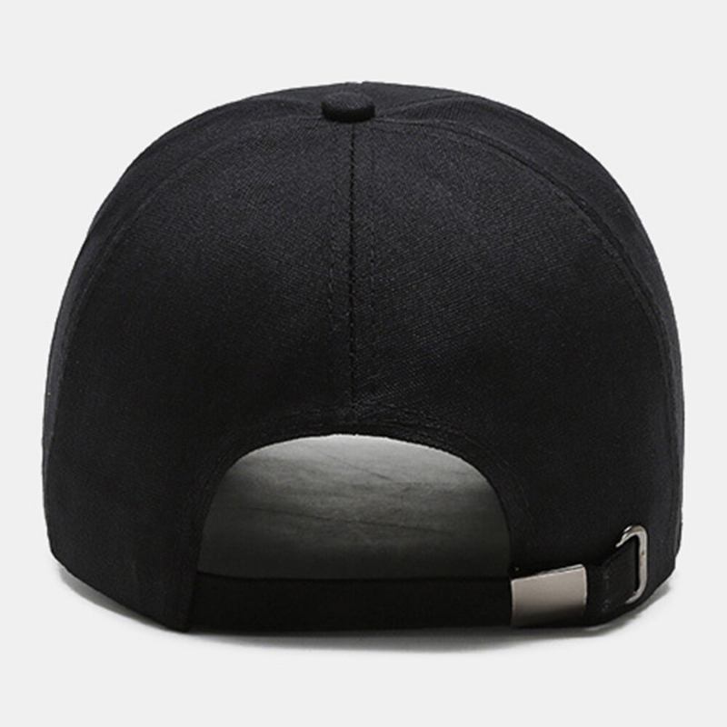 Unisex Casual Canvas Forlæng Rand Taske Rand Baseball Kasket Udendørs Cykling Fiskeri Solsejl Justerbar Hat