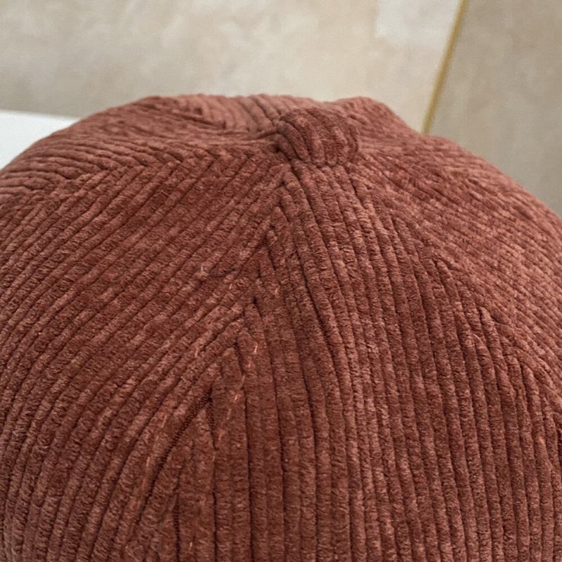 Unisex Ensfarvet Justerbar Fløjlskappekasket Casual Vild Solskygge Uden Skygge Beanie Landlord Cap