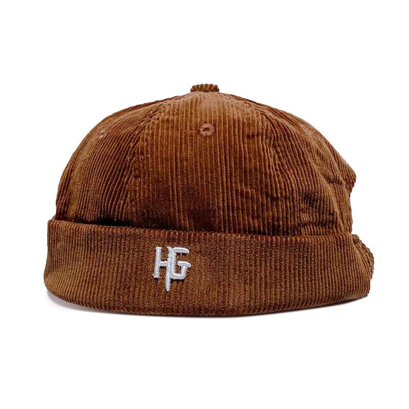 Unisex Fløjlsbukser Broderet H G Patten Casual Beanie Uden Skygge Udlejer Huer Skull Cap