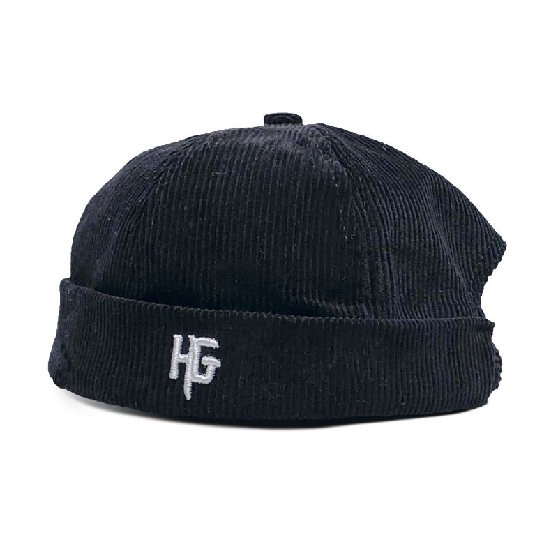 Unisex Fløjlsbukser Broderet H G Patten Casual Beanie Uden Skygge Udlejer Huer Skull Cap