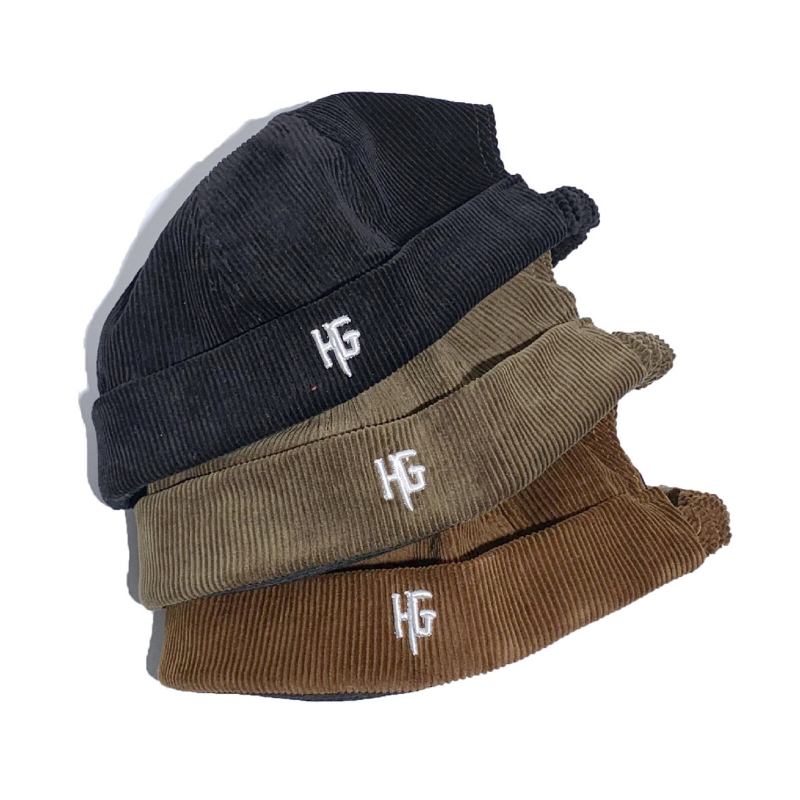 Unisex Fløjlsbukser Broderet H G Patten Casual Beanie Uden Skygge Udlejer Huer Skull Cap