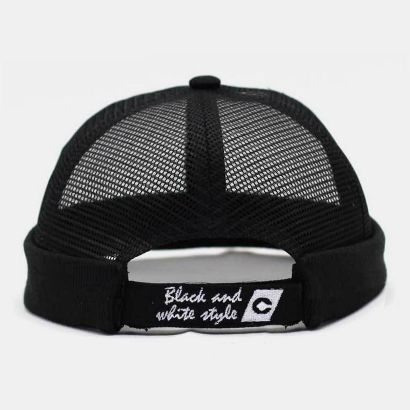 Unisex Hollow Out Full-mesh Åndbar Mode Udendørs Uden Kant Beanie Udlejer Kasket Skull Cap