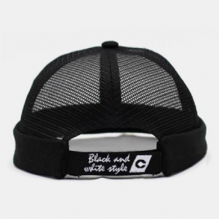 Unisex Hollow Out Full-mesh Åndbar Mode Udendørs Uden Kant Beanie Udlejer Kasket Skull Cap