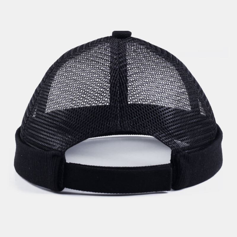 Unisex Hollow Out Full-mesh Åndbar Mode Udendørs Uden Kant Beanie Udlejer Kasket Skull Cap