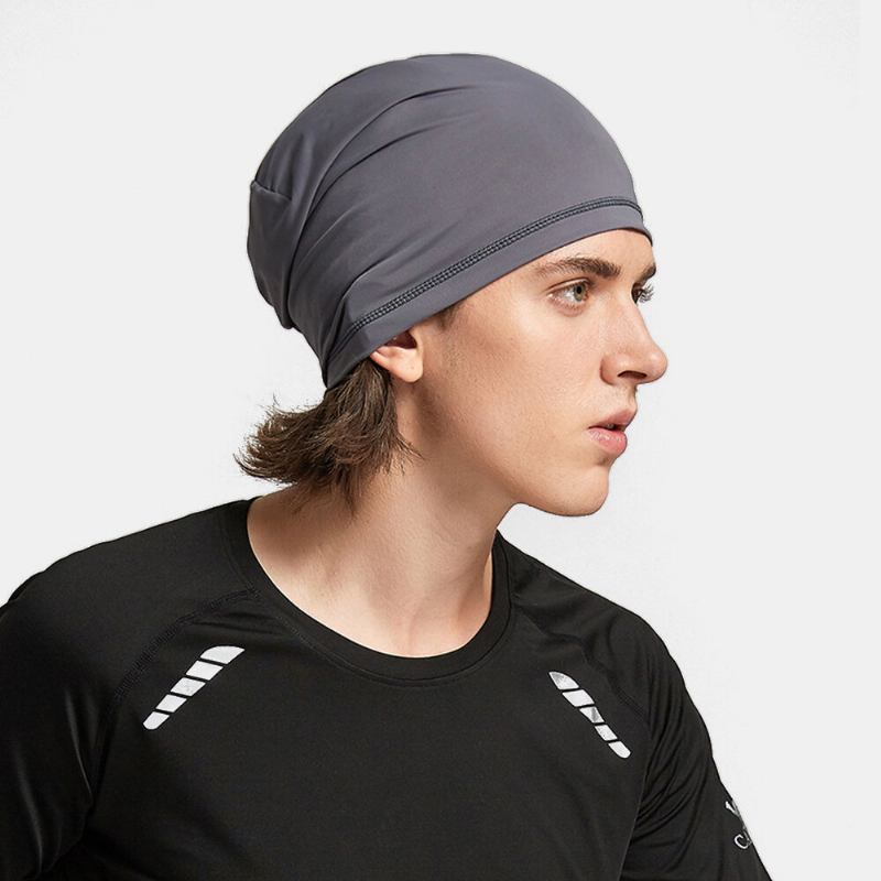 Unisex Issilke Enkeltlags Åndbar Svedabsorberende Hip-hop Sports Pandebånd Beanie Hat