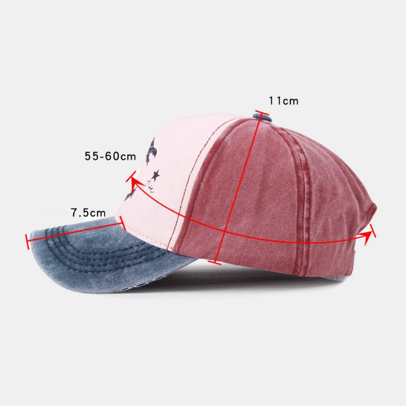 Unisex Mærke -gammelt Piratskib Ankermønster Ivy Kasket Udendørs Solcreme Baseballhatte Stretch Fit Cap